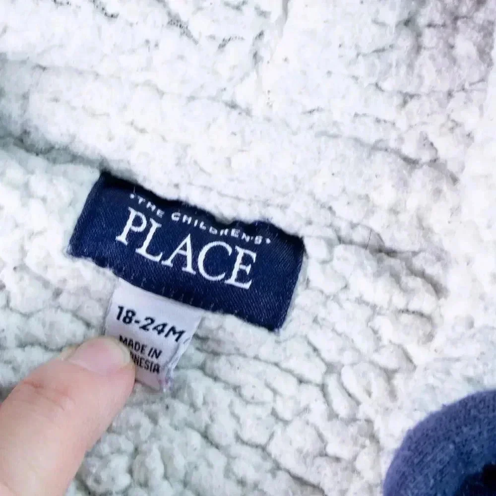 Children's Place Baby Navy Hoodie Jacket